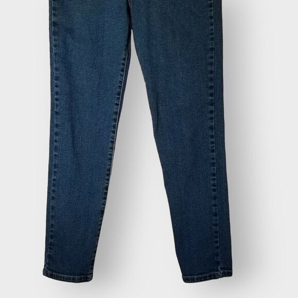 Cotton On Womens Mom Jeans Size 6 High Rise 90s Dark Wash Stretch Tapered Leg - Picture 6 of 9